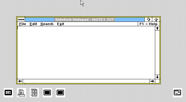 File:Borland Sidekick for OS2 - Notepad.png