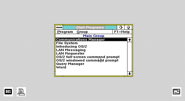 File:OS2 1.1 Presentation Manager With Apps.png